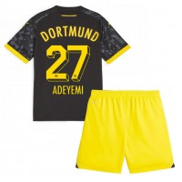 Borussia Dortmund Karim Adeyemi #27 Udebane Trøje Børn 2023-24 Kortærmet (+ Korte bukser)